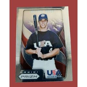 2012 Panini Prizm Buster Posey #USA2 Baseball Silver Prizm Card NM-MT